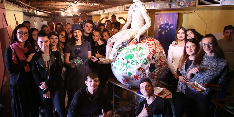 European Climate Diplomacy Week: From recycled waste to bespoke art