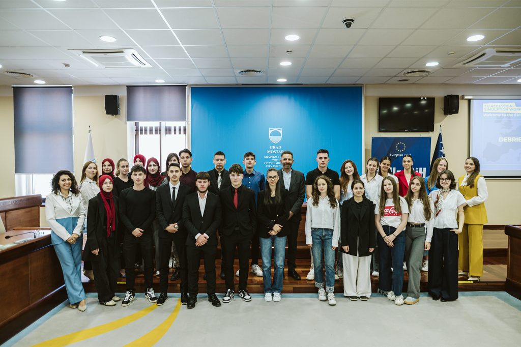 #EuropeDay2025 EU Accession Simulation workshop – Mostar